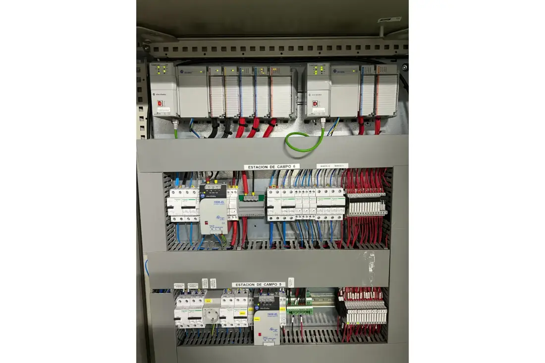 Cuadro de control planta de aguas