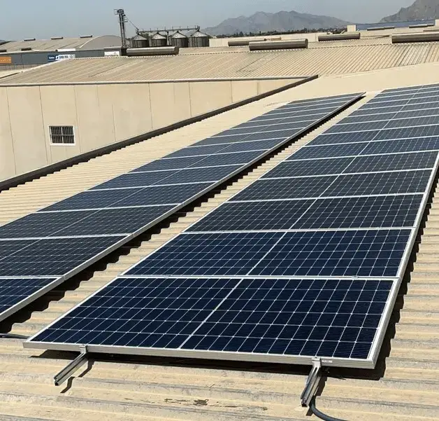Fotovoltaica conectada a red en industria