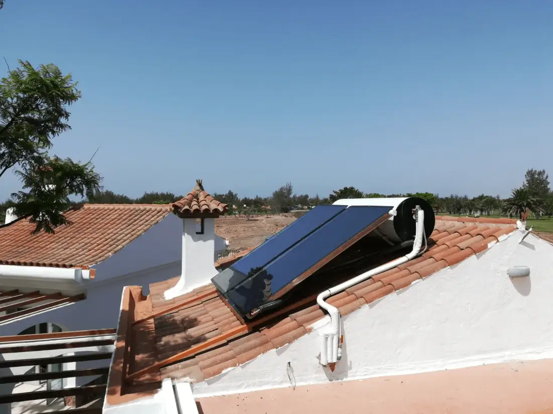 Termosolar en bungalows