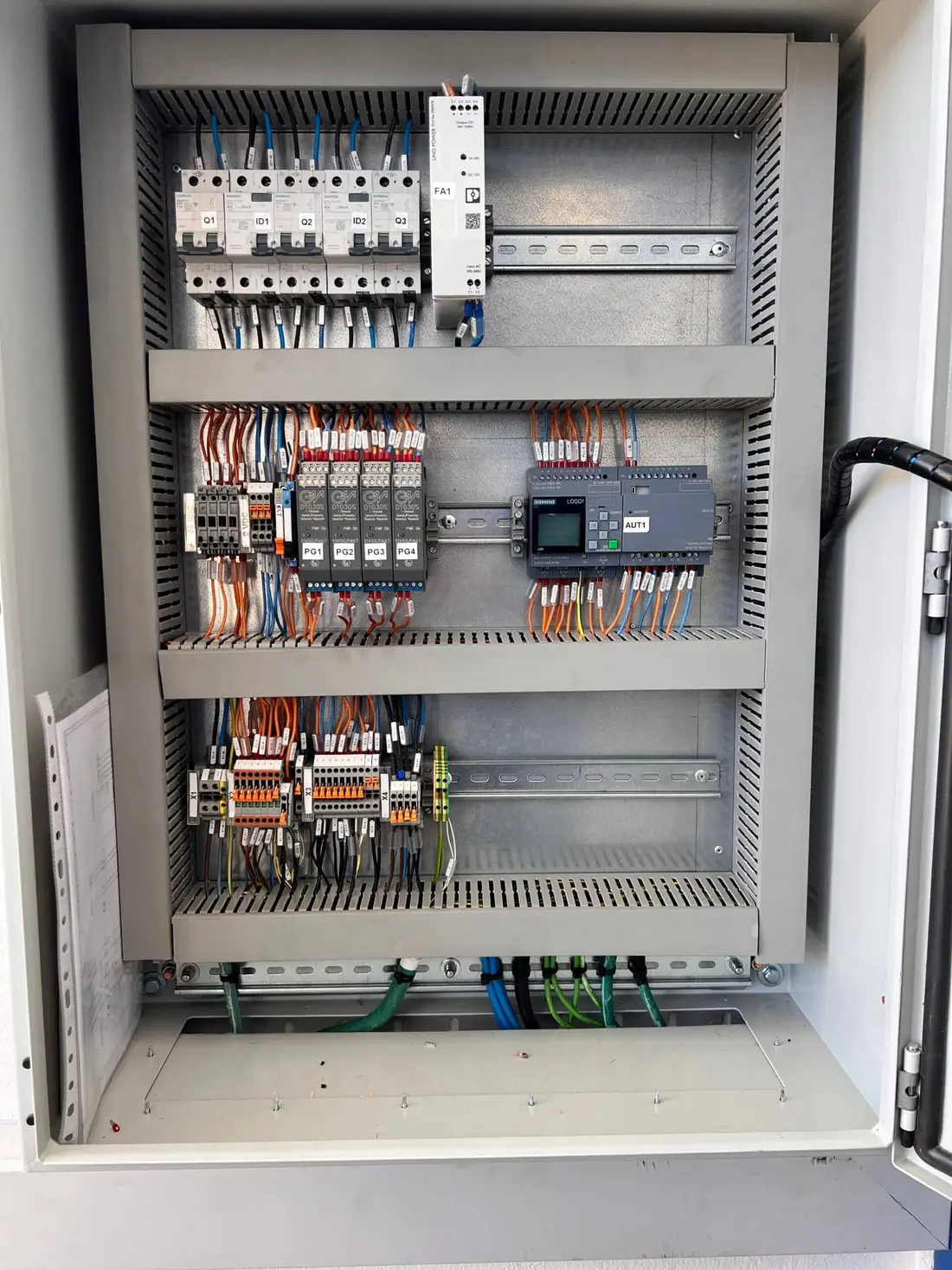 Control de caldera en industria